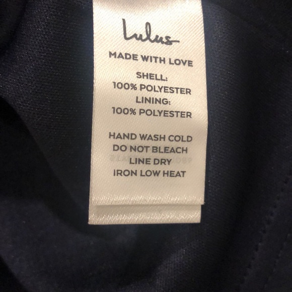 Lulu’s NWT My Favorite Day Navy Blue Floral Print Tulip Skirt Midi Dress 🌸💙 - Picture 9 of 12